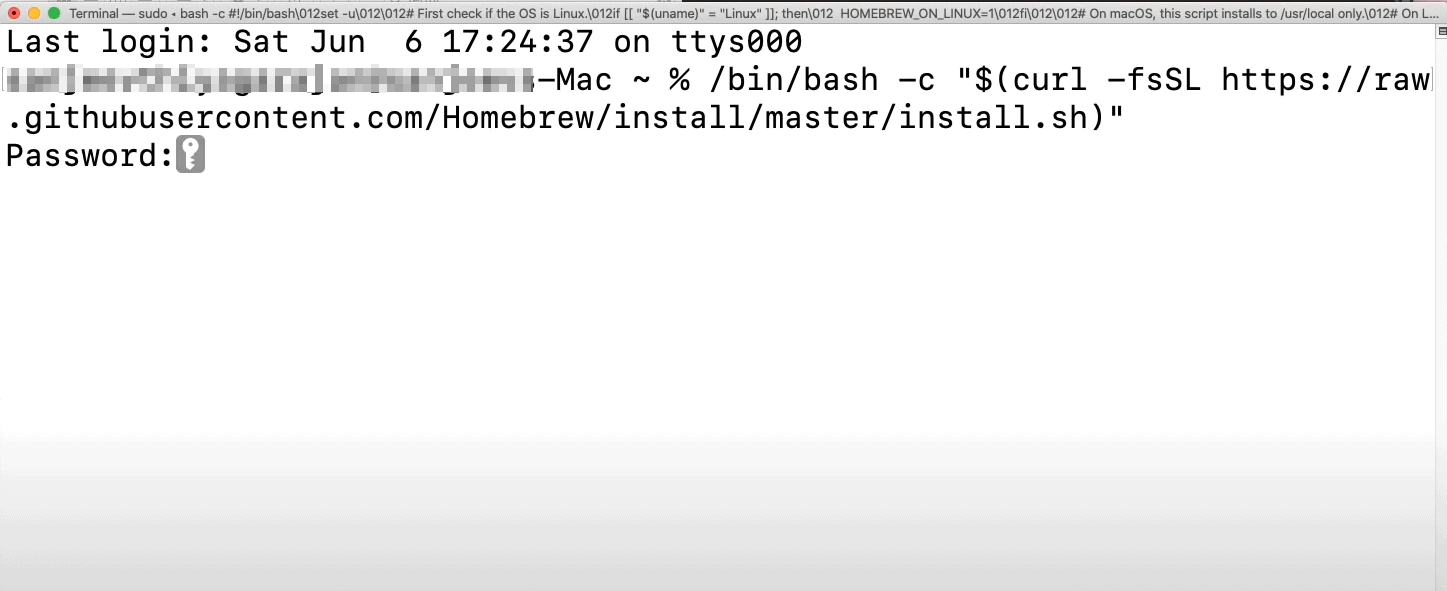 install homebrew on mac